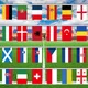 xvggdg 8 Meters 32Pcs String Flag Countries Around The World Nations Flag Games Hanging banner