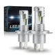 NLpearl 1/2Pcs H4 9003 LED Motorcycle Headlight Bulb Canbus CSP Fanless With High/Low Beam for Audi