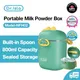 Dr.isla Portable Baby Milk Powder Box Infant Feeding Container Newborn Food Storage Box Powder