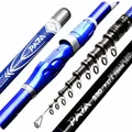 JOSBY Telescopic Fishing Rod 6.3M 5.4M 4.5M 3.6M 2.7M Portable Mini Rock Spinning Fish Pole