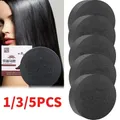 1/3/5pcs Soap Hair Darkening Shampoo Bar Repair Gray White Hair Color Dye Face Hair Body Shampoo