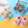 Pantuflas Kid Slippers Winter New Comfort Home Gril Boy Shoe Indoor Anti-skid Cotton Shoe Cartoon