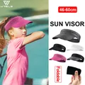 WRELS Stretchy Sun Visor Hat for Kids Women Men Adjustable Packable Sports Cap Outdoor Portable