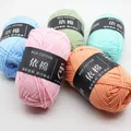 50g 4plys Milk Cotton Knitting Yarn Threads to knit Wool Yarns for Crochet Cotton Yarn for sweater