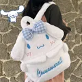 Cartoon Plush Backpack Cinnamorolls Kuromis My-Melodys Girl Backpack Large Capacity Student Backpack