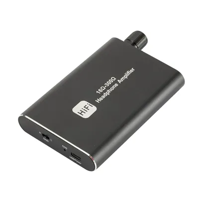 16-300Ω HiFi Headphone Amplifier Portable 3.5mm AUX Audio Receiver Music Player Earphone Amplifier For Phone With 3.5MM Cable