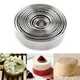 11pcs/Set Stainless Steel Round Cake Mold Baking Mousse Ring Kitchen Cutter DIY Cake Ring Tools