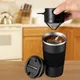 Portable Coffee Brewing Set Hand Cranked Coffee Machine Coffee Filtercoffee Insulated Cup Travel