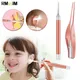 Baby Ear Cleaner Spoon LED Flash Light Ear Wax Curette Picker Visual Children Earpick Eer Wax Dig