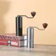 Aggiorna il macinacaffè manuale CNC professionale in acciaio inossidabile con diamante regolabile, macinazione manuale dei chicchi di caffè