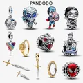 2024 Latest styles Disney Marvel Charm Beads Fits Pandora Original Bracelet Men Gift 925 Silver