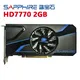 Used SAPPHIRE HD 7770 2GB Video Cards GDDR5 128bit Graphics Card For AMD 7700 series Radeon HD7770