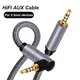 AUX Cable 3.5mm Audio Cable 3.5mm Jack Speaker Cable Gold-Plated HiFi Audio Wire Line 90 degree Car