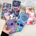 Stitch Angelo Ohana Carino Per Samsung Galaxy A9 A8 Star A9S A7 A6 A5 A3 Plus 2018 2017 2016 Custodia morbida in silicone nero per telefono Fundas