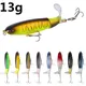 Fishing bait 13g 10cm 35g 14cm artificial hard crank bait swinging device rotating tail fishing gear