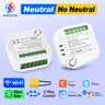 Wifi Mini Smart Light Switch Module Neutral/No Neutral 2-Way Control AC 110V 220V Work with Tuya