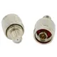 N Male to Inch F Female Coaxial Adapter Full Copper Connector for Antenna Analyzer Router