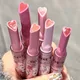 Heart-shaped Jelly Lipstick Mirror Waterproof Non-stick Cup Solid Lip Gloss Clear Makeup Long