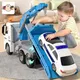 Big Tow Trucks Toy Trucks with Hook and Car for Boys Pull Back Truck Toys with Light and Sound for