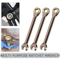 Wrench Flexible Gold Ratchet Wrench Torque Multifunctional Universal Wrench for Car Repair Tools