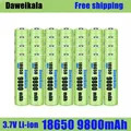 New 3.7V 18650 9800mAh Rechargeable Battery High Capacity Li-ion Rechargeable Battery For Flashlight