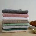 4 Pieces Cotton Table Napkins Absorbent Dish Cleaning Towel Thickened Towel Square 35x35cm Home