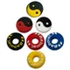 Tennis Racket Vibration Damper Shock Absorber Shockproof Silicone Smile Face Tennis Shock Pad