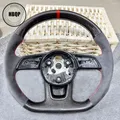 Volante in vera fibra di carbonio per Audi B9 A3 A5 RS3 RS4 RS5 S3 S4 S5 2018 2019 2020 2021 2022 stile personalizzato