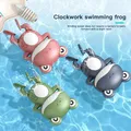 Baby Shower Clockwork Cute Animal Swimming Frog When Baby Bath In Bathroom Baby Water Toy Kids