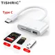 TISHRIC Micro USB Type C Adapter USB TF SD Card Reader USB-C Memory Card Adapter For Macbook Samsung