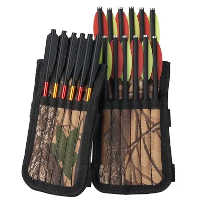 Mini 6.25 Inch Archery Crossbow Arrow Bag Portable Short Arrow Bag 6 12 Hold 6mm Arrows Bag Outdoor