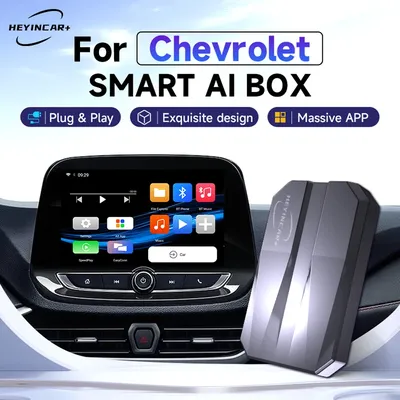 HEYINCAR Smart AI Box Wireless Android Auto CarPlay For Chevrolet Onix TRAX TRAVERSE BLAZER EQUINOX Tracker turbo For YouTube tv