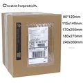 20PCS/14sizes Clear Packing List Enclosed Envelopes Plain Plain Face Back Load Shipping Label