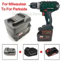 Battery Adapter Converter For Milwaukee 18V Lithium-ion Battery Convert to for Parkside 20V Lithium