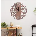 Modern Design Nordic Wall Clock Creative Hollow Design Wooden Birds Wall Clocks Silent Quartz Needle