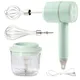 Portable Blender Mixer Kitchen Tools Hand Mixer Electric Food processors set milk frother Egg Beater