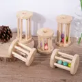 Baby Wood Rolling Cage Bell Coloful Rattles Mobiles Early Developmental Sound Infant & Toddler