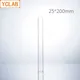 YCLAB 25*200mm Glass Test Tube Flat Mouth Borosilicate 3.3 Glass High Temperature Resistance