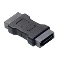 High quanlity 7PIN SATA 3.0 data male to male Port adapter straight angle 7P Serial ATA III 6Gbps