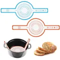 2Pcs Silicone Baking Mat for Dutch Oven Non-stick Bread Mat with Handle Reusable Multifunctional