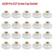 10/20 Pcs/lot E27 Screw Cap Socket White/Black Ceiling Light Lamp Bulb Fixing Base Stand Light Bulb