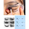 6pcs/bag Eyeliner Stencils Winged Eyeliner Stencil Models Template Shaping Tools Eyebrows Template