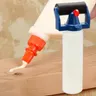 Flacone applicatore in plastica PE con applicatore a rullo per applicatore di colla da 8 once per il