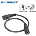 BAOFENG 2 Pin to 3.5mm Walkie Talkies Earpiece Adapter Two Way Radio Headset Adapter Cable