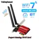 New 5.8 Gbps Wi-Fi 7 Bluetooth 5.4 PCI-E Wifi Adapter Intel BE200 Card 2.4/ 5/ 6 GHz 802.11be For