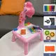 Children led projector drawing table toy painting set table educational board learning tools
