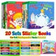 Creative Sticker Book Game Montessori Reusable Multiple Scenarios Cartoon DIY Puzzle Educational