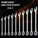 1pc open end wrench box end wrench combination metric wrench hand tools hex spanner wrench for hex