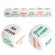 6pcs Bachelorette Party Supplies English Game Dice Bachelorette Hen Nights Party Bar Beach Pool