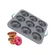 Leeseph Large Professional Grade Donut Pan for Baking 9 Cavity Silicone Donut Mold Non-Stick BPA